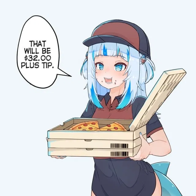Avatar of Gawr Gura - Pizza delivery