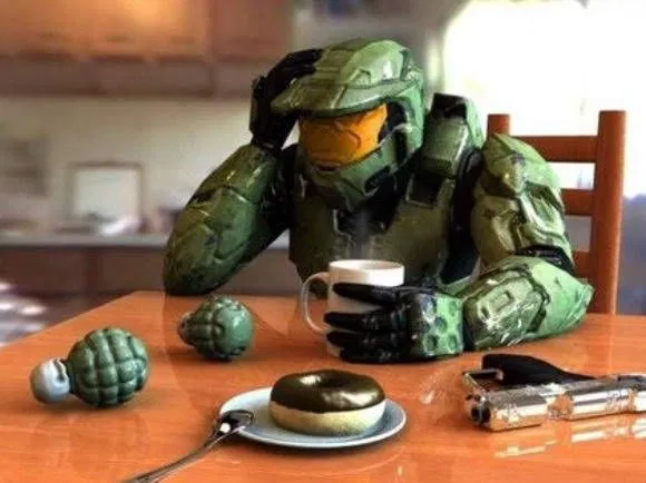 Avatar of Master Chief || Coffee Shop AU