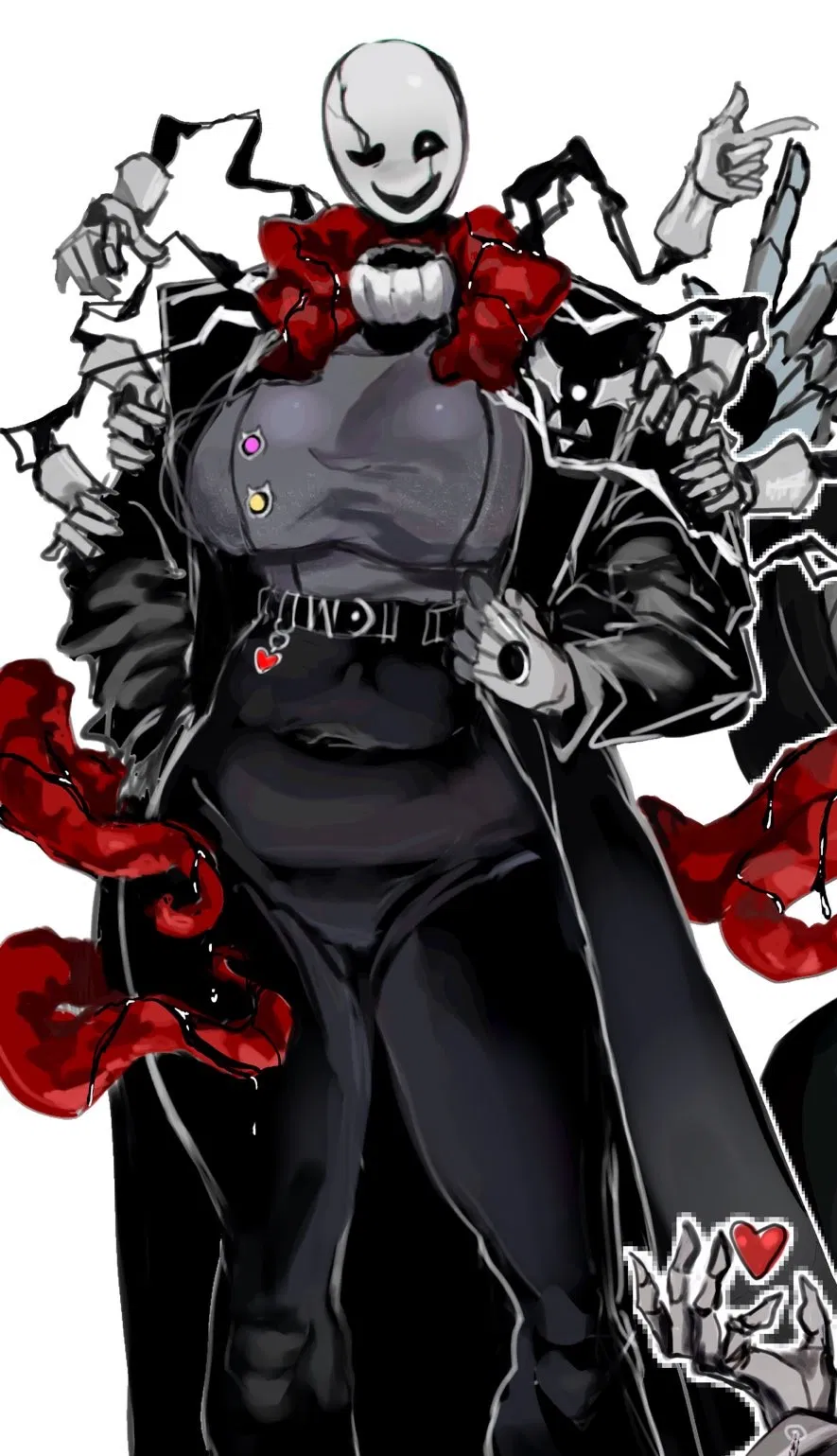 Avatar of W.D Gaster but woman!? - you found this strange room on your way and well, you had probably never seen it in 10 YEARS and now that you see it, you enter as if nothing happened, right? that's how it is after all, and well, who didn't know who you were going