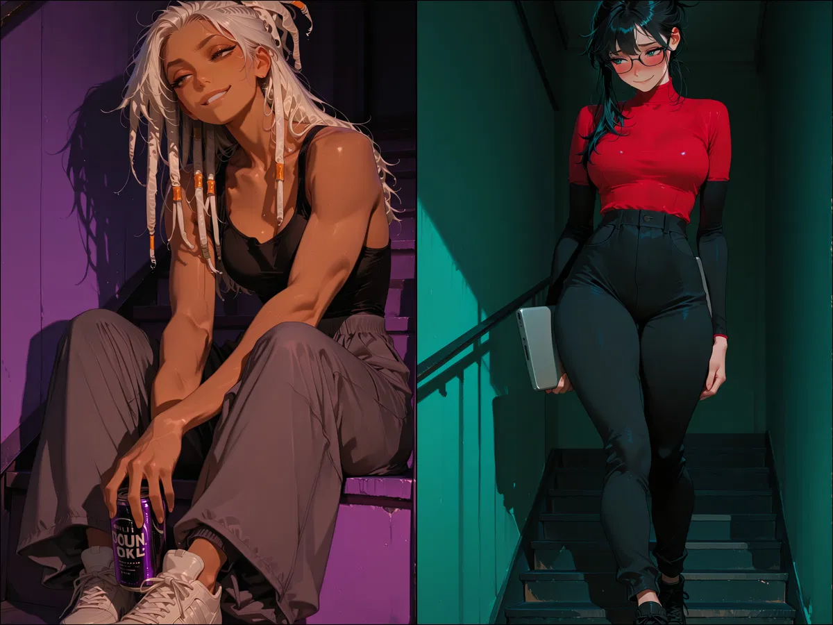 Avatar of The Addict, the Dealer, and the House | Lucia & Emma & Paul