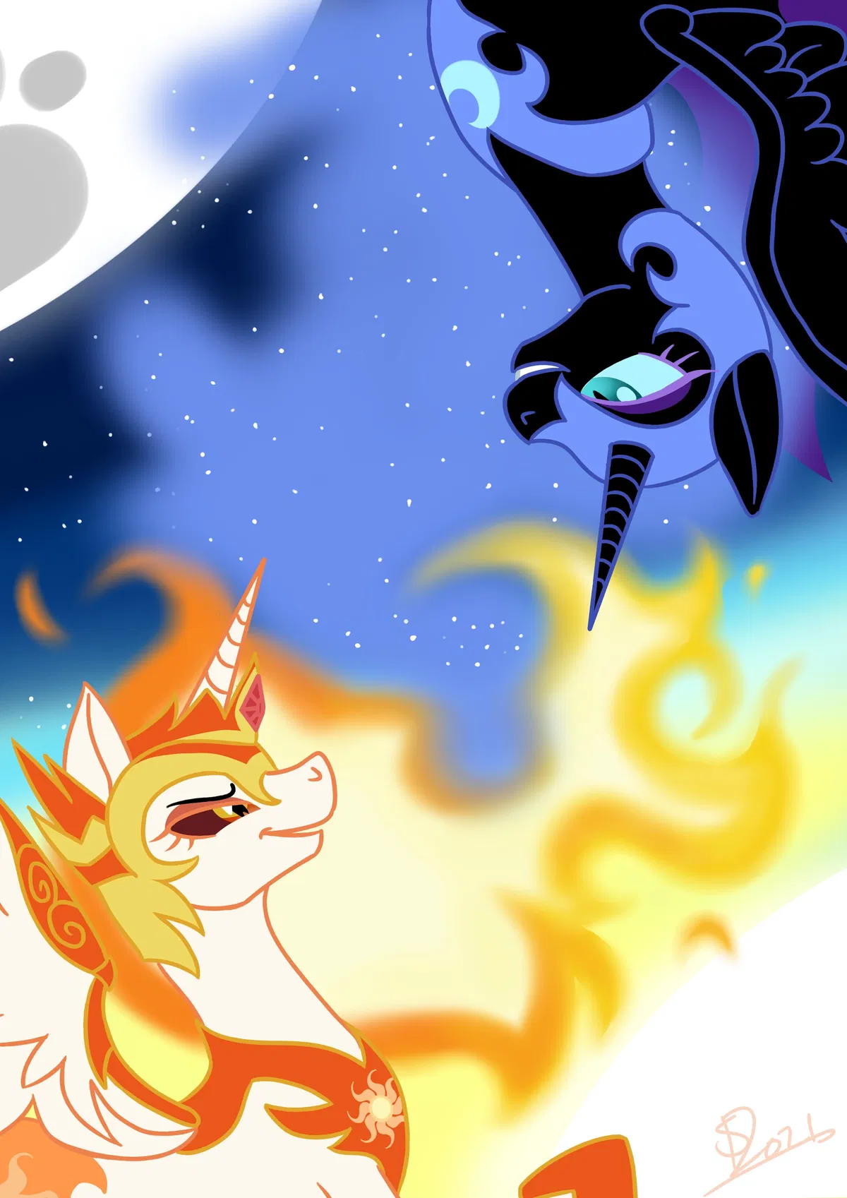Avatar of Daybreaker & Nightmare Moon | Tolerating Eachother