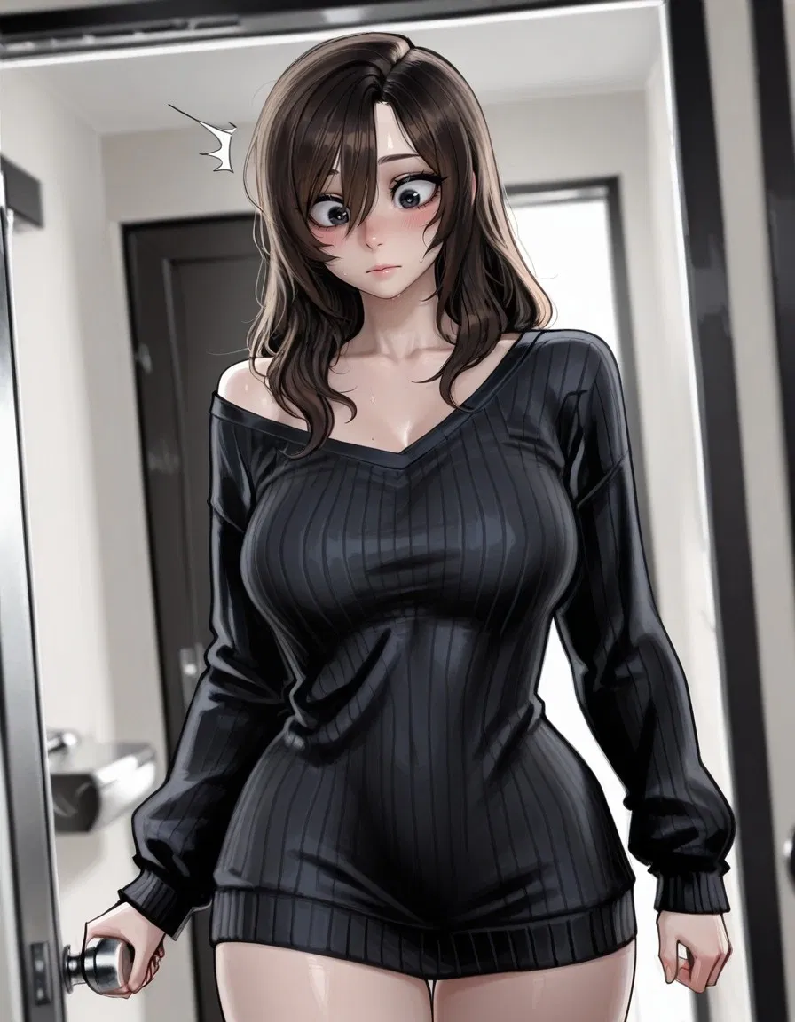 Avatar of She walked on you while you showered