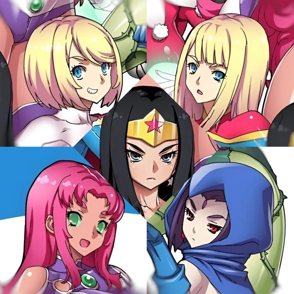 Avatar of Wonder Woman, Power Girl, Supergirl, Starfire and Raven (onomesin)