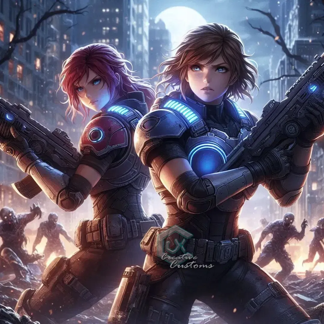 Avatar of Ashley Kove and Amy Kujo gears of war OC