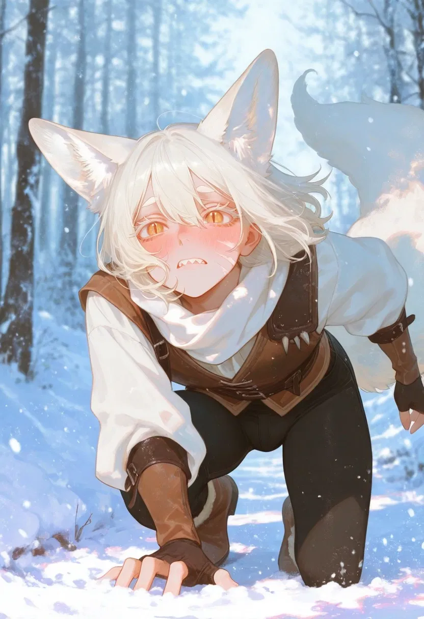 Avatar of Zip: Wild Snow Fox Boy Is Stalking You?