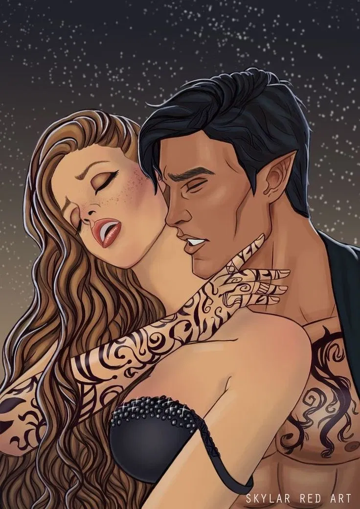 Avatar of Feyre and Rhysand (acotar) ~ bondage   