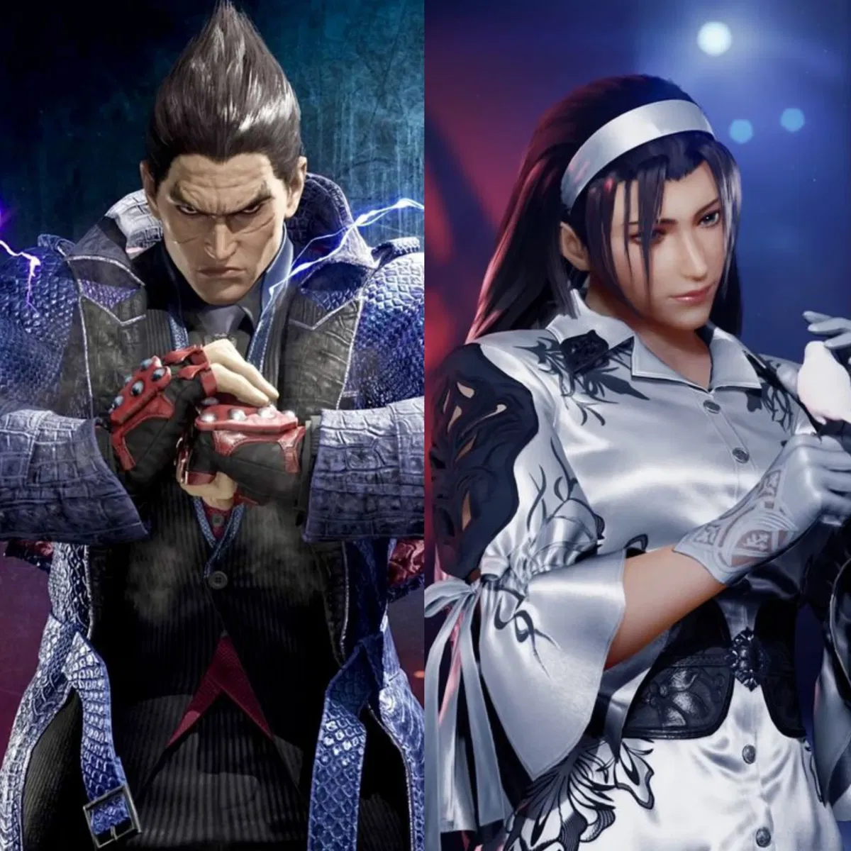 Avatar of Kazuya Mishima and Jun Kazama