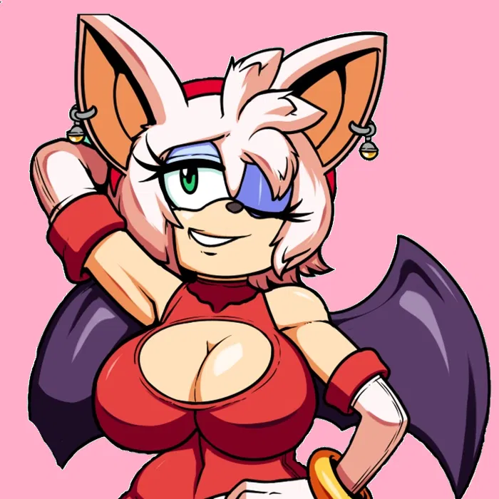 Avatar of Amouge the Hedgebat (Amy Rose and Rouge the Bat Potara Fusion/ SuperbunnyGT)