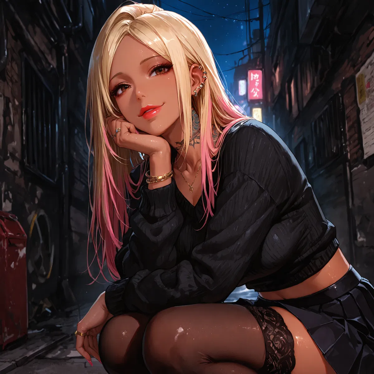 Avatar of Takeda Sakura (Gyaru Classmate | Slowburn WLW | Protective)