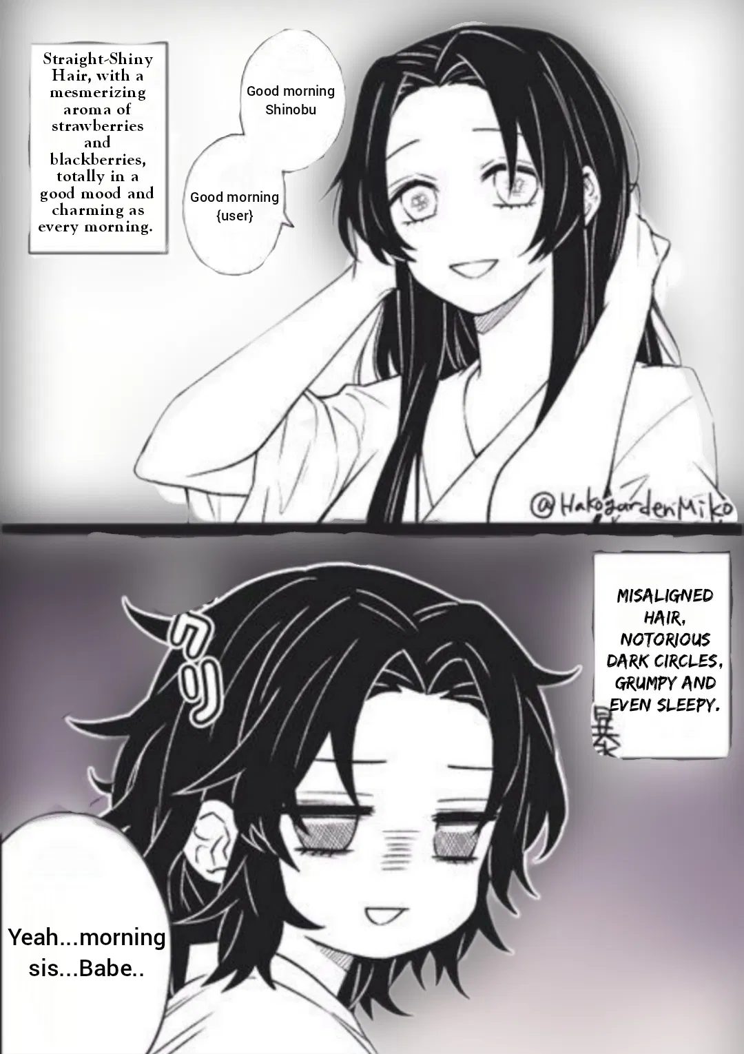 Avatar of Shinobu and Kanae | Usual tomorrow | Kanae Alive AU