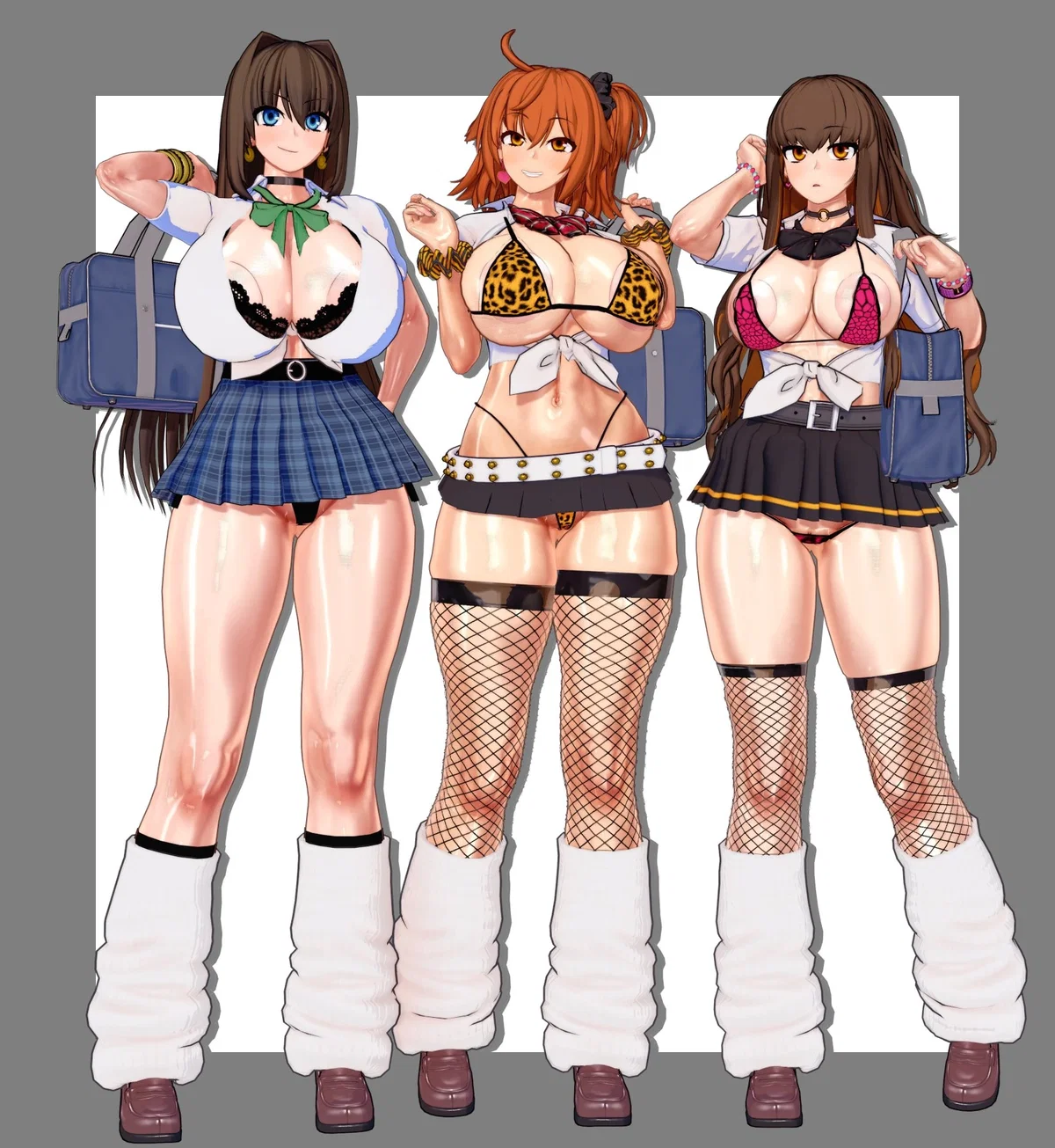 Avatar of Hakuno Kishinami, Ritsuka Fujimaru, Aozaki Aoko (Bitch/Gyaru) (FGO)