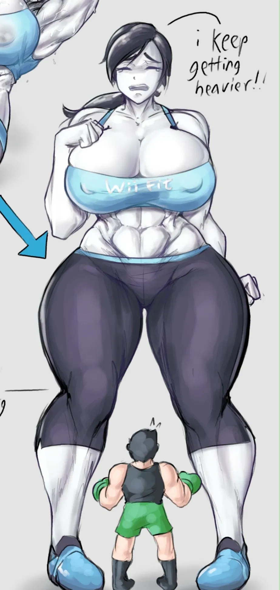 Avatar of Wii fit trainer's unwanted growth