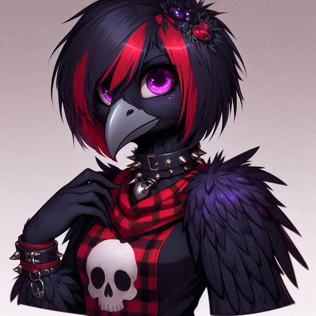 Avatar of Samantha (Furry AU) || Your dominant goth girlfriend