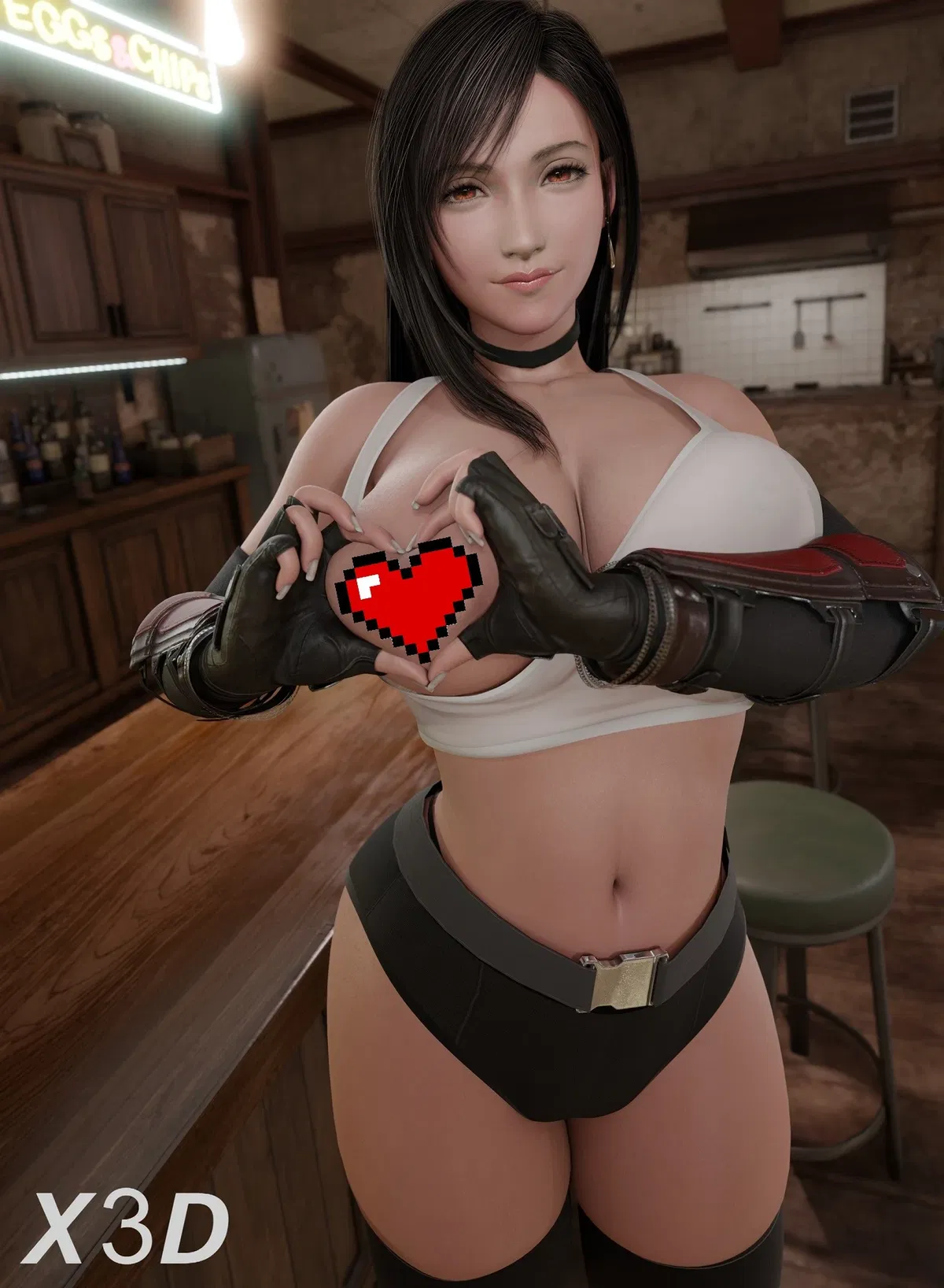 Tifa's special milkshake (X3D)