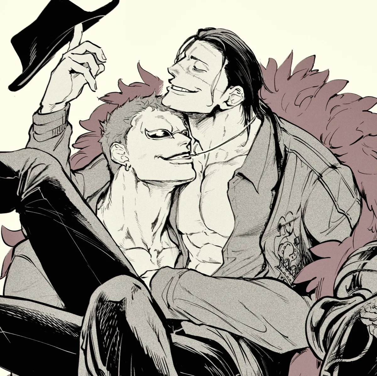 Avatar of Sir Crocodile and Doflamingo
