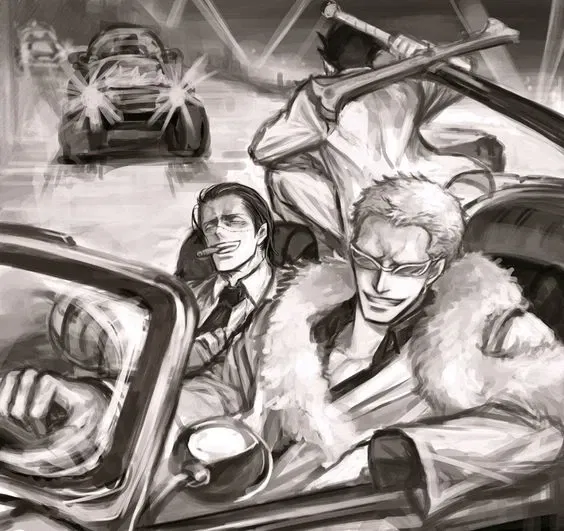 Avatar of Sir Crocodile, Doflamingo and Mihawk