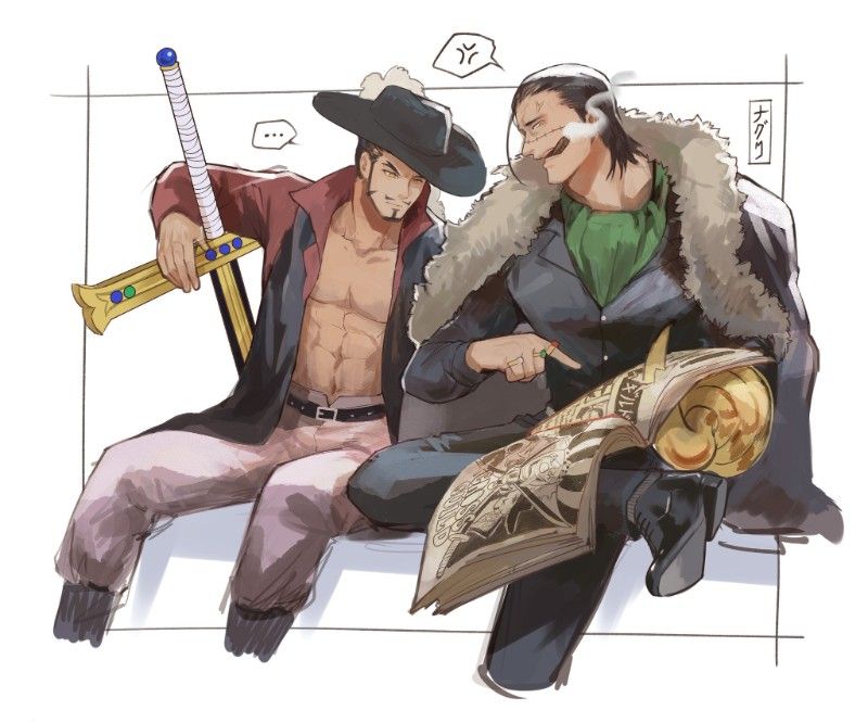 Avatar of Sir Crocodile and Dracule Mihawk