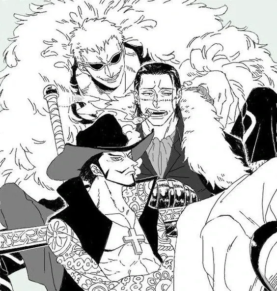 Avatar of Sir Crocodile, Doflamingo and Mihawk