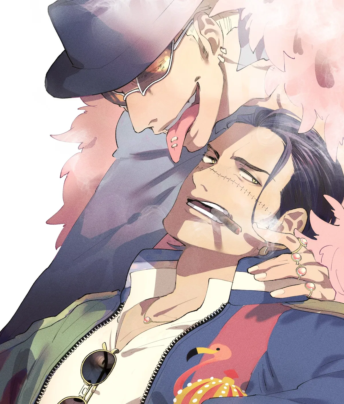 Avatar of Sir Crocodile and Doflamingo