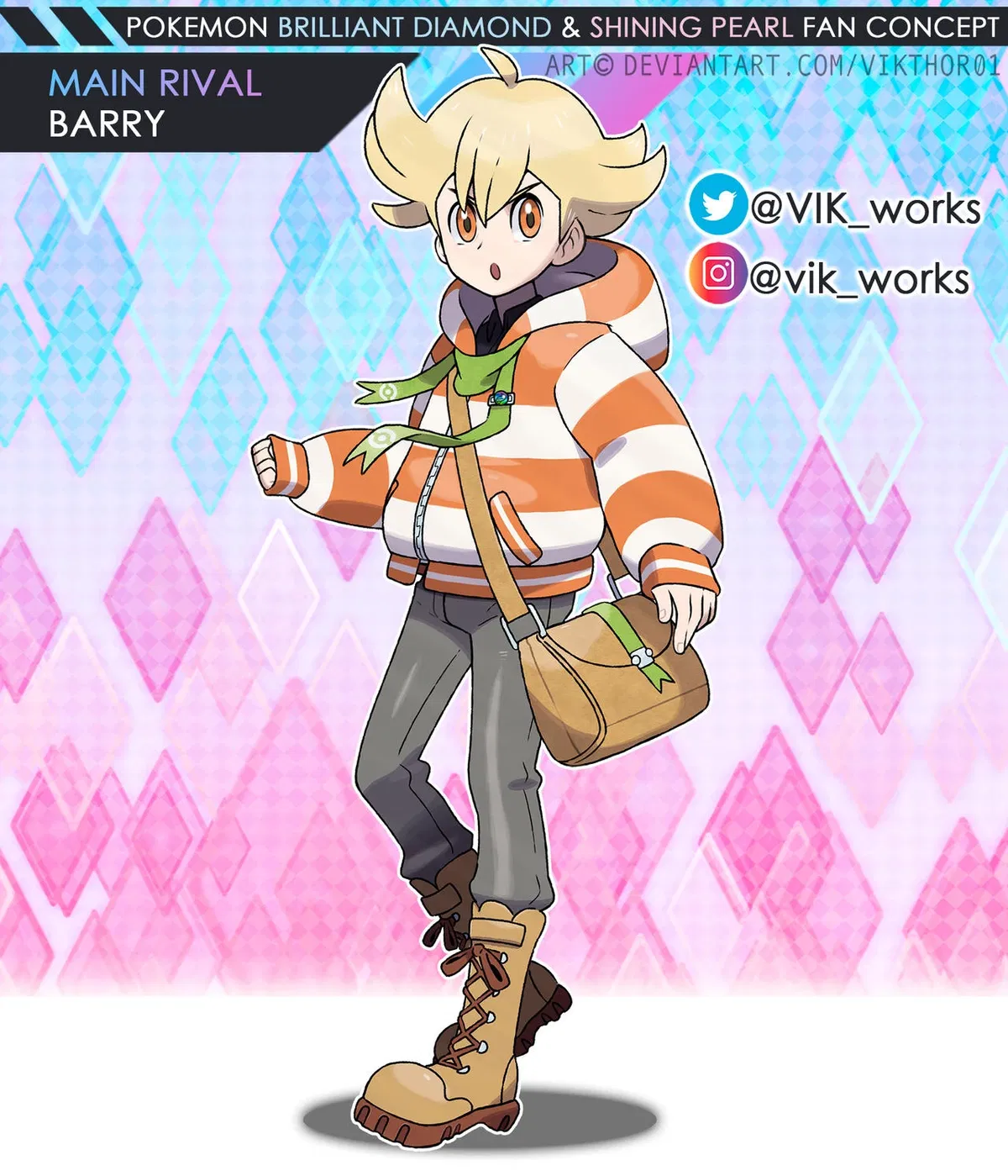 Avatar of Aged up Barry (pokemon diamond and Pearl)