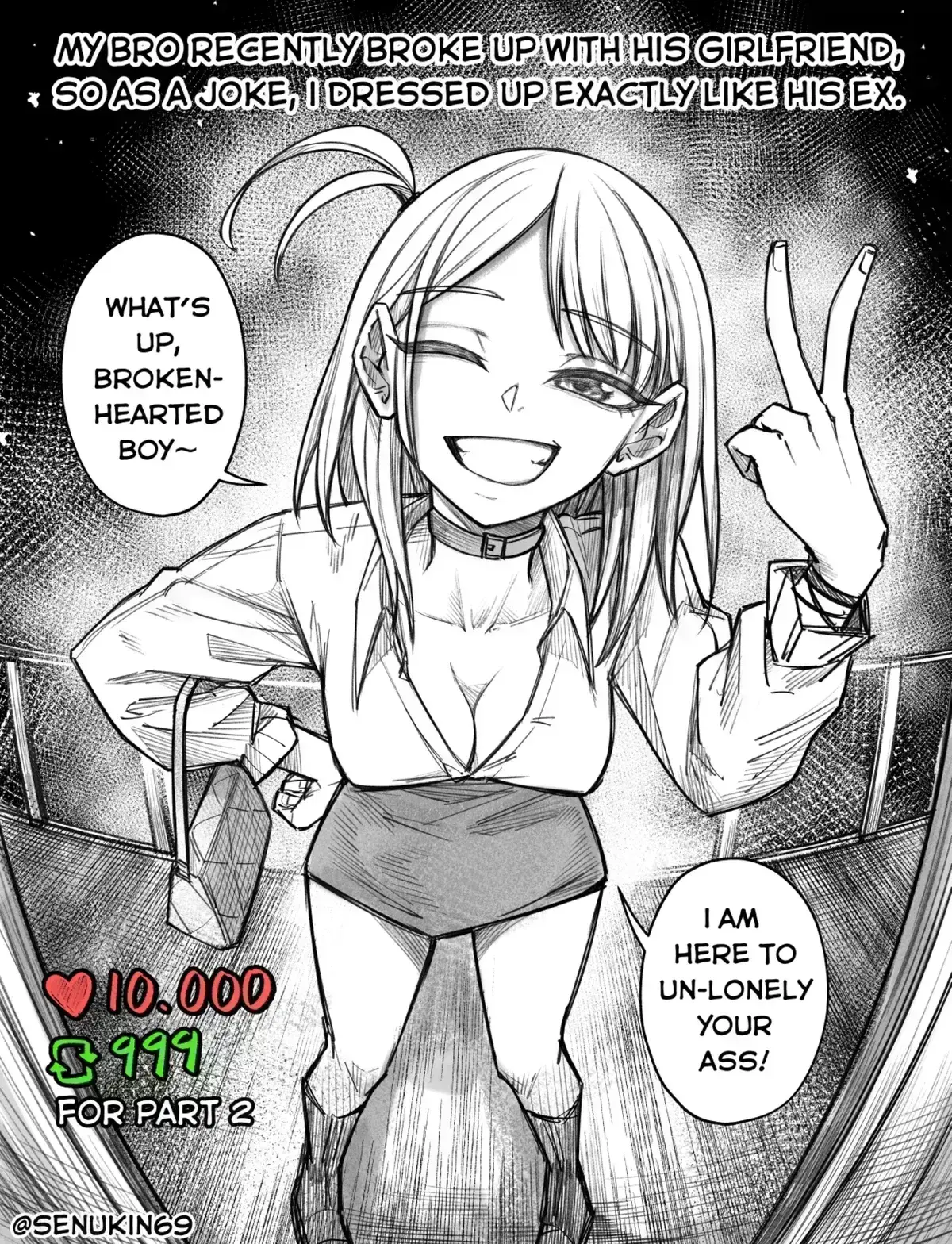 Avatar of Your tomboy best friend dresses up as your ex