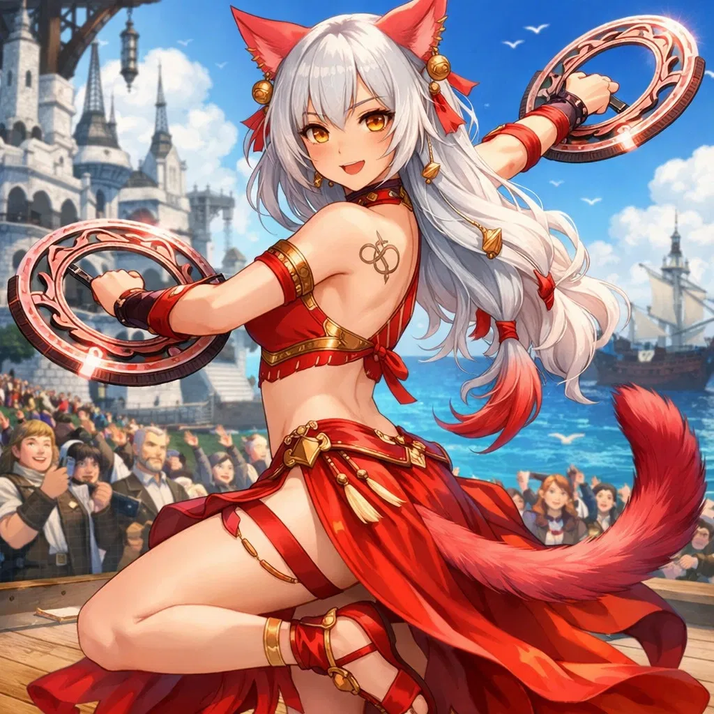 Avatar of Female Miqo'te Dancer - Final Fantasy XIV