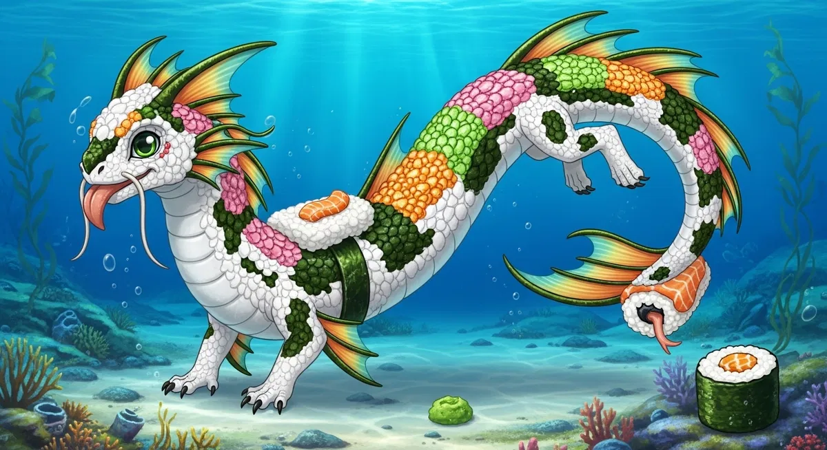 Avatar of A sushi dragon