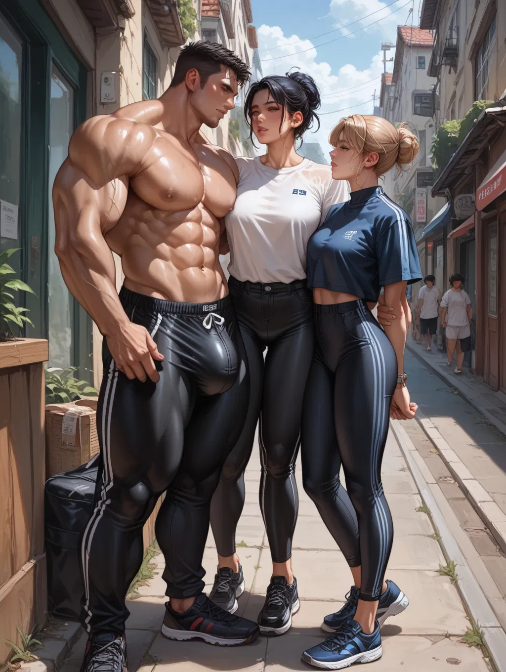Avatar of He's Stretching Your Girl Out, Making Sure Her Lower Body Is Prepared For Further Stretching And Further Exertions, And He Is Very Skilled, As He Has A Master's Degree In Stretching, Or So He Claims, And His Claim Isn't Unfounded, As He's Stretched Hundred