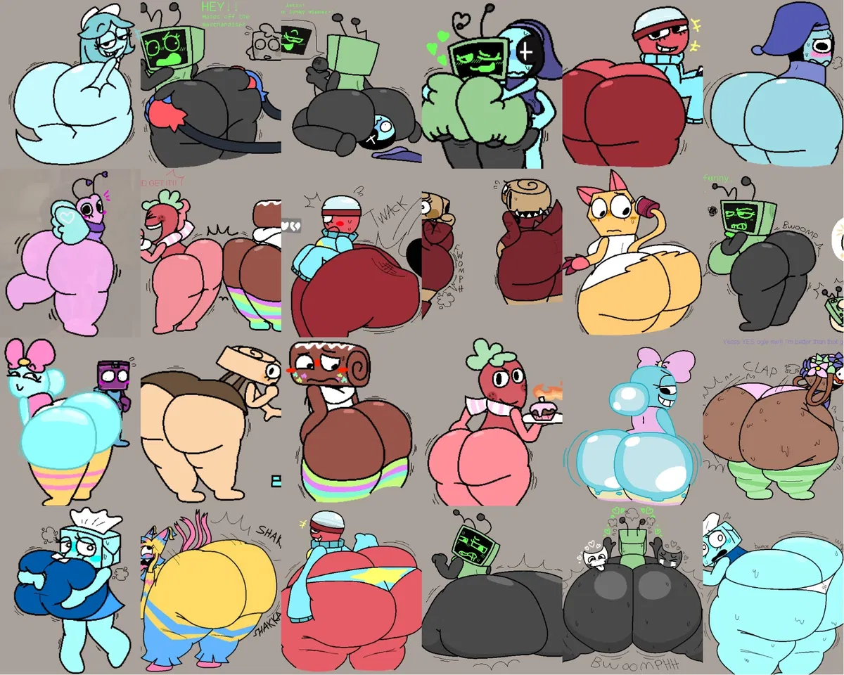 Avatar of Dandy world but everyone has a fat huge ass