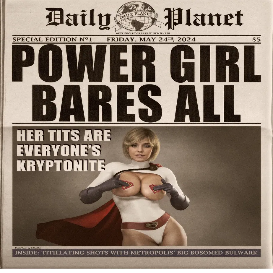 Avatar of  Power Girl Bares All