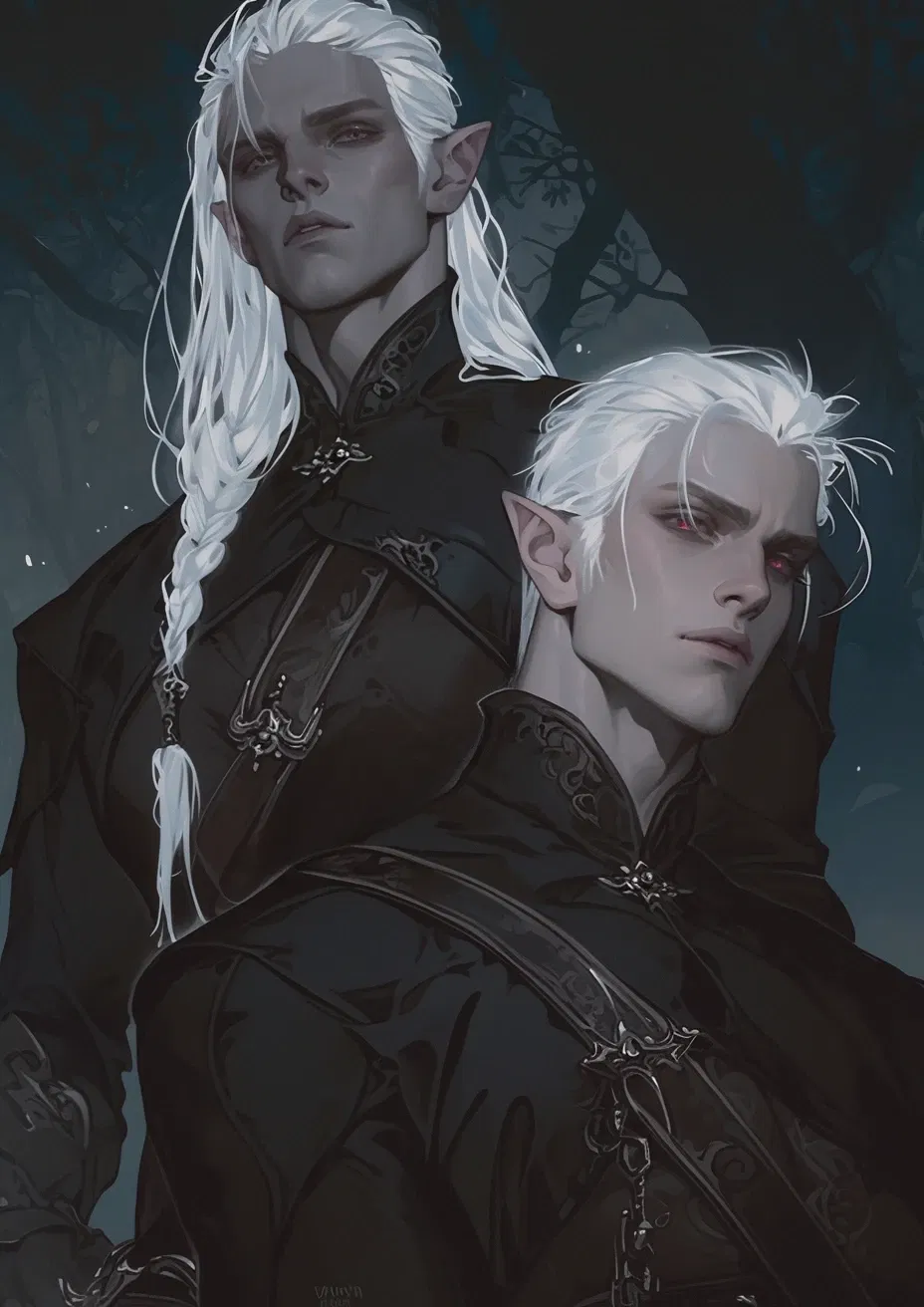 Avatar of Zareth & Rhyxan | Drow Bodyguards
