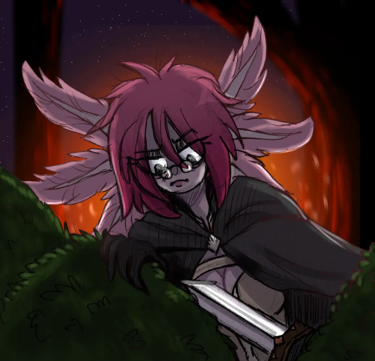 Avatar of Arixi the sea witch | an axolotl girl 