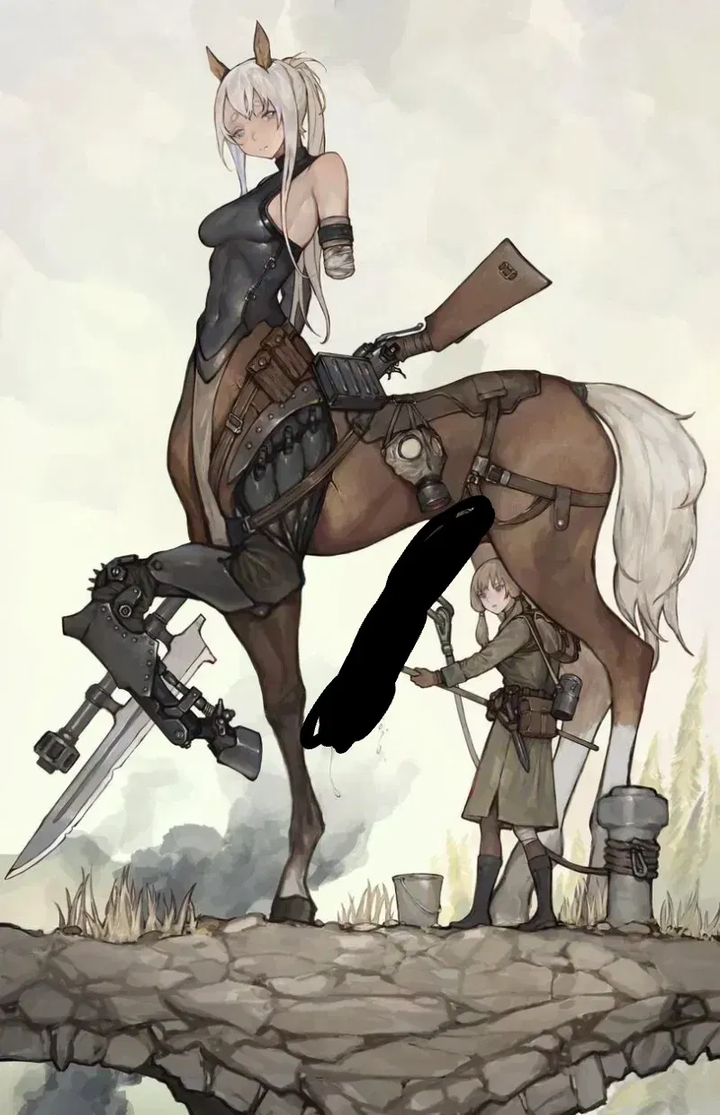 Avatar of Futa Centaur cleaning