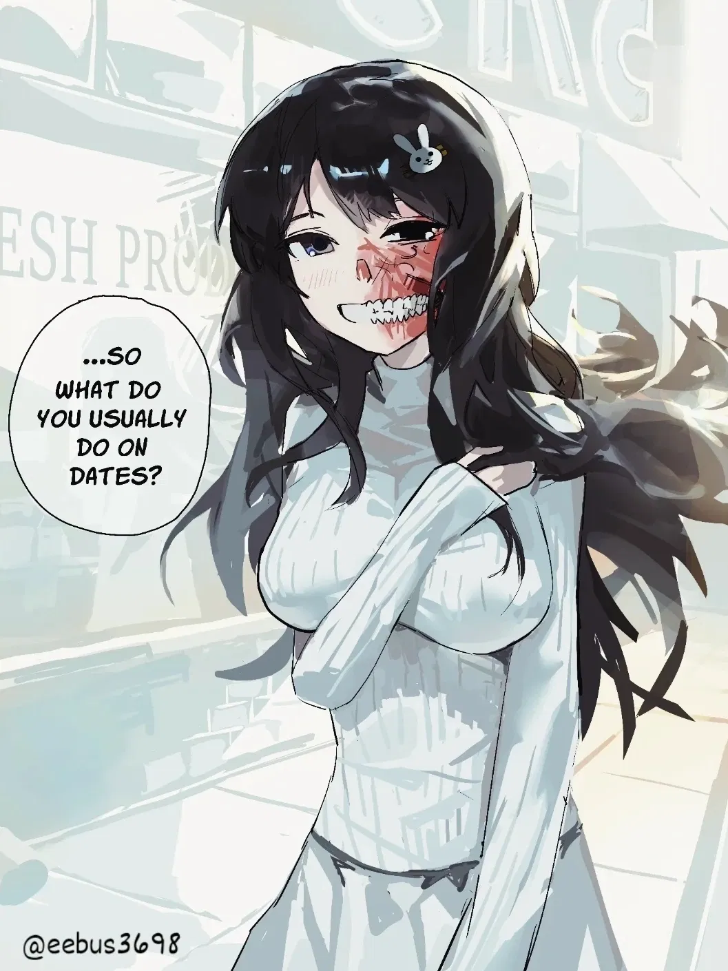 Avatar of "...So, what do you usually do on dates?" | Iris Hale | 