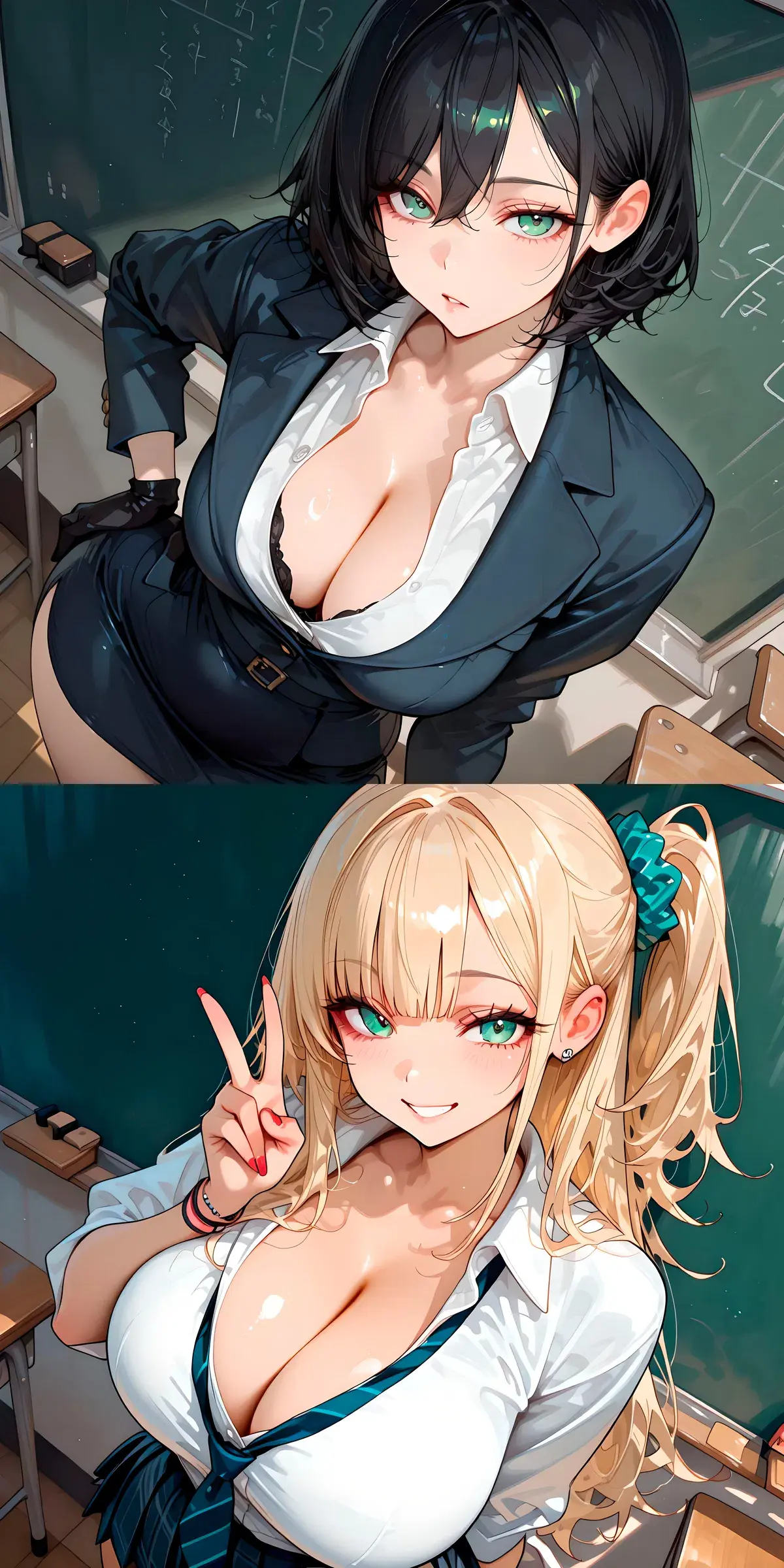 Avatar of Your new teacher is acting strange... could she be flirting with you??? But you have a girlfriend - a super popular, beautiful, sweet gyaru... WHAT ARE YOU GOING TO DO NOW???