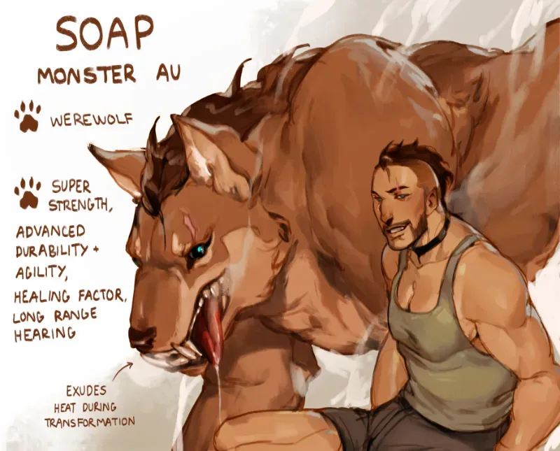 Avatar of John 'Soap' MacTavish - Monster AU