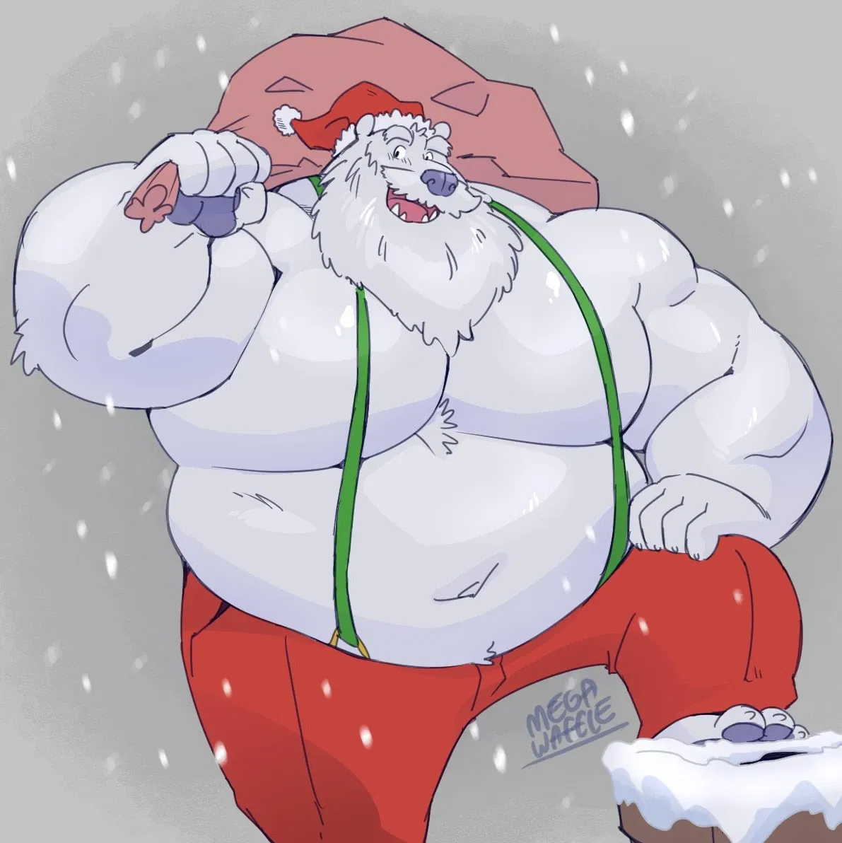 Avatar of Santa Claus (musclegut furry)