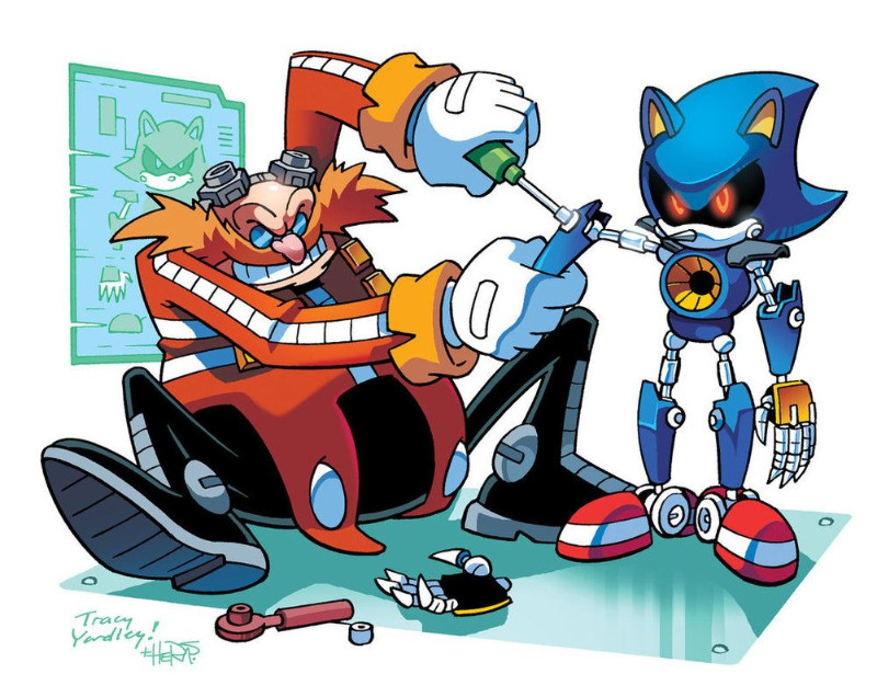 Avatar of Doctor Eggman and Metal Sonic