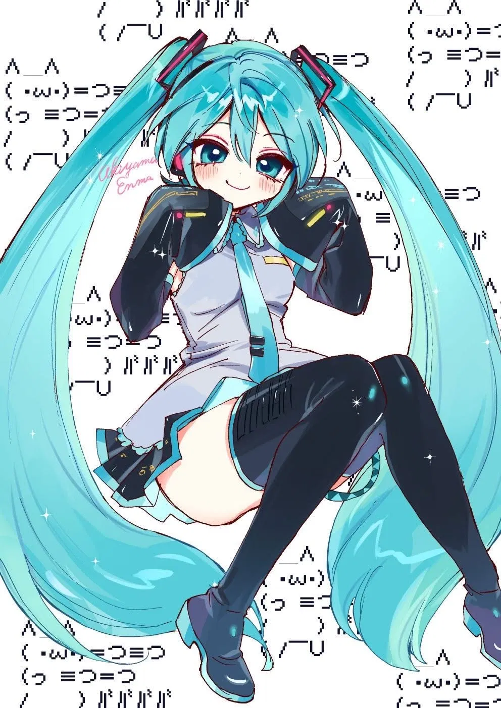 Avatar of Hatsune Miku, the "Guardian of the Feelings" project