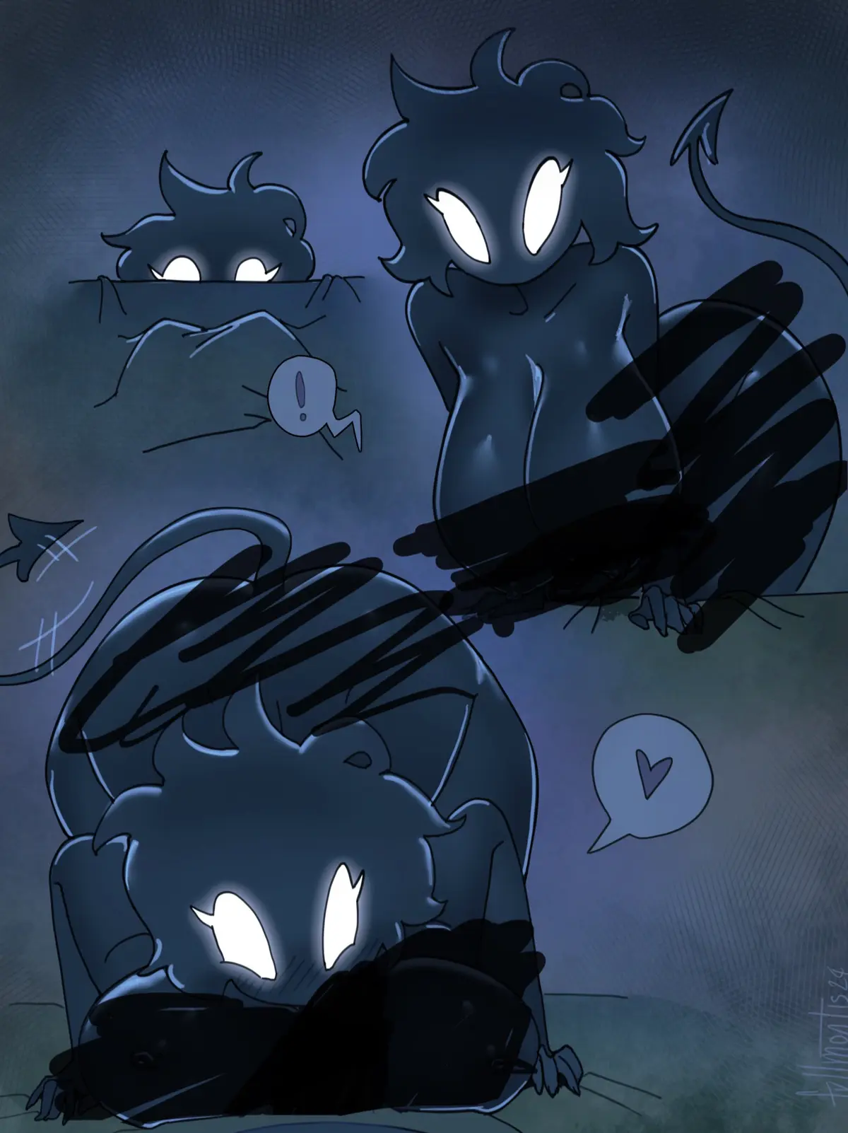 Avatar of Your sleep paralysis eldritch demon roommate thingy. My own version (not have feelings to you, but is like your partner in your own room)