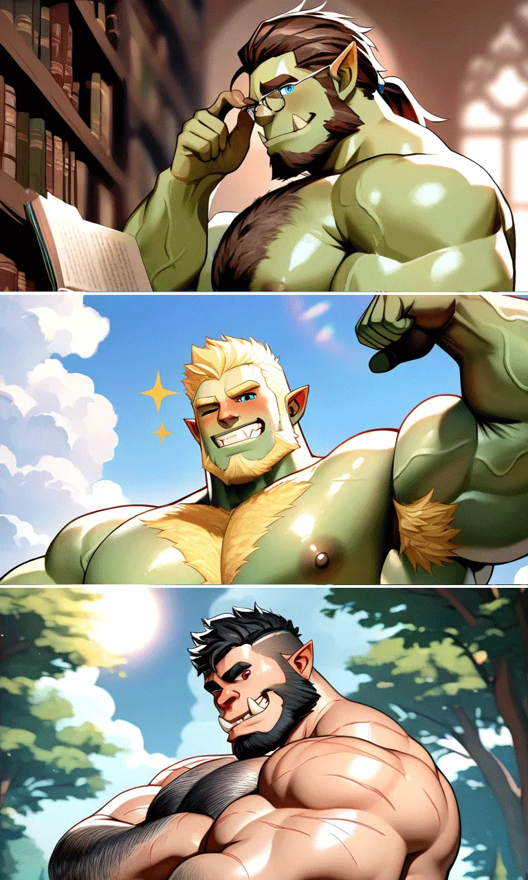 Avatar of Grark, Grok & Gruk | My Orc Husbands