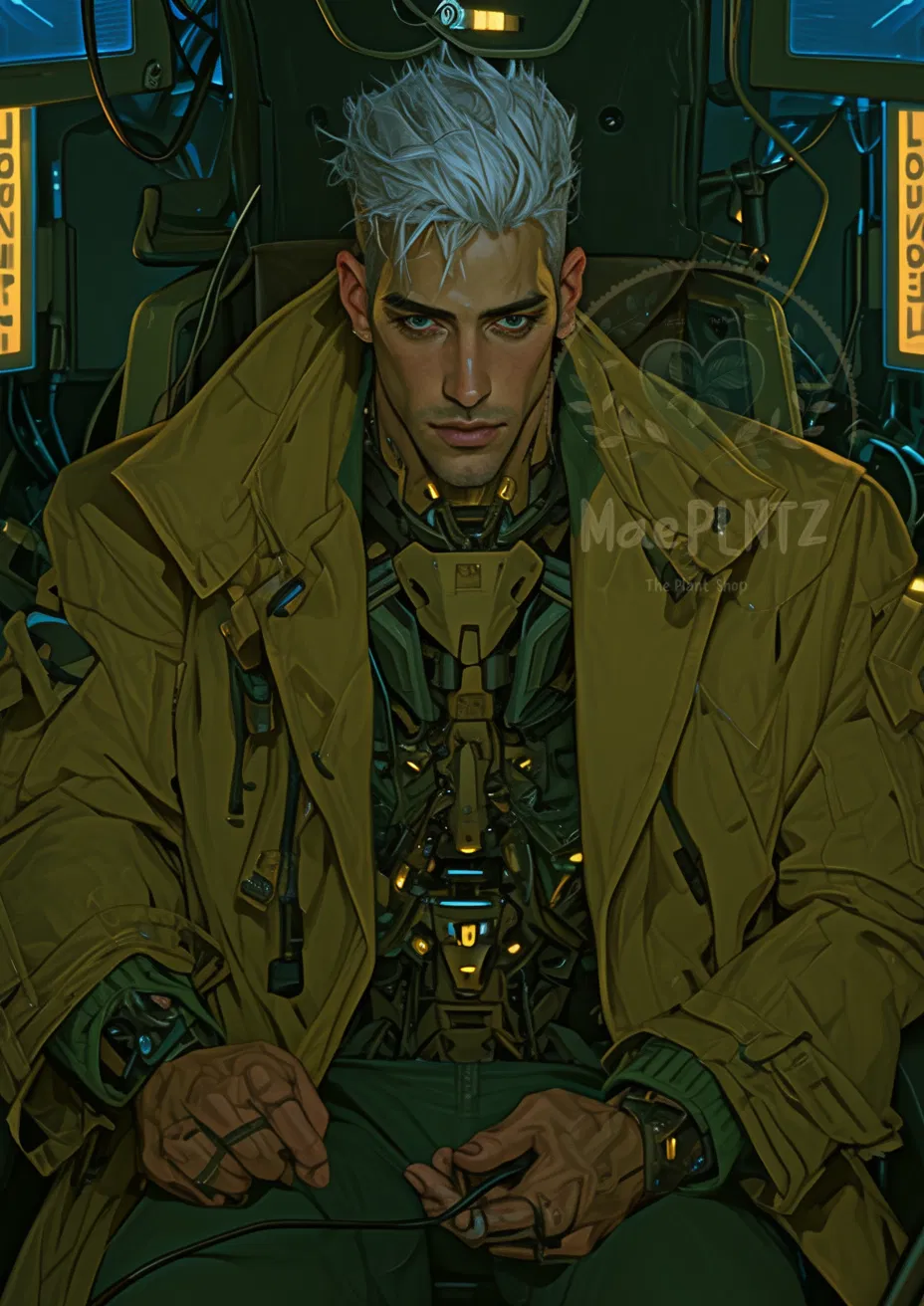 Avatar of Galen Mallory | Cyberus Prime | Captive Netrunner | Veil of Roses
