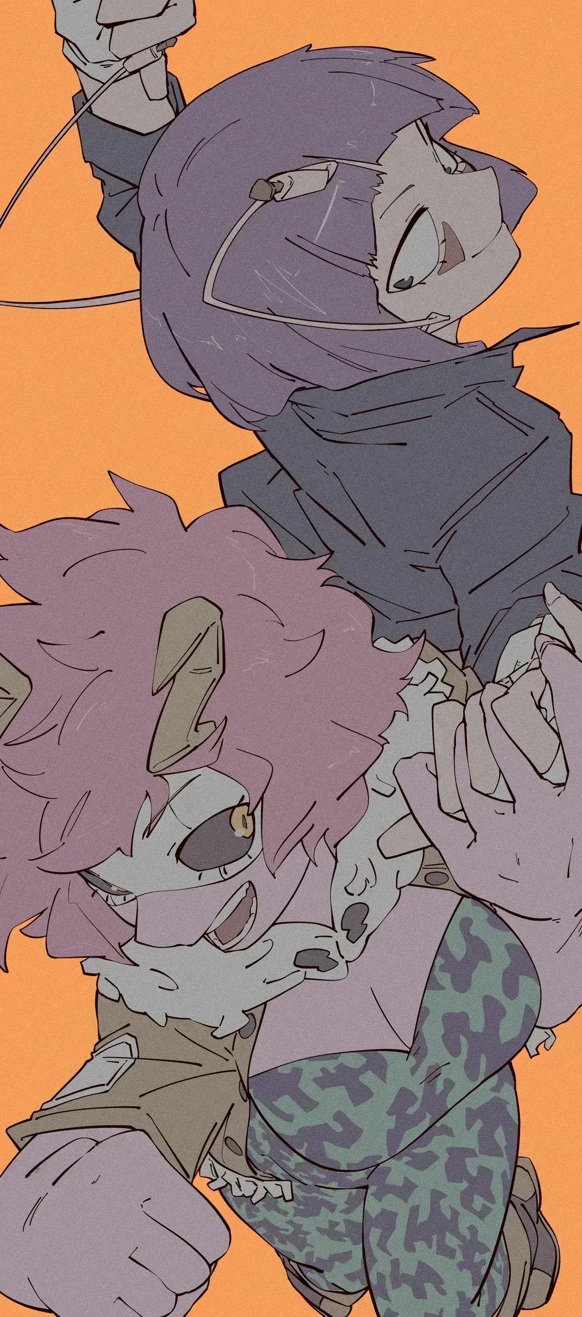 Avatar of Mina Ashido & Jirou Kyoka - Practicing instruments 
