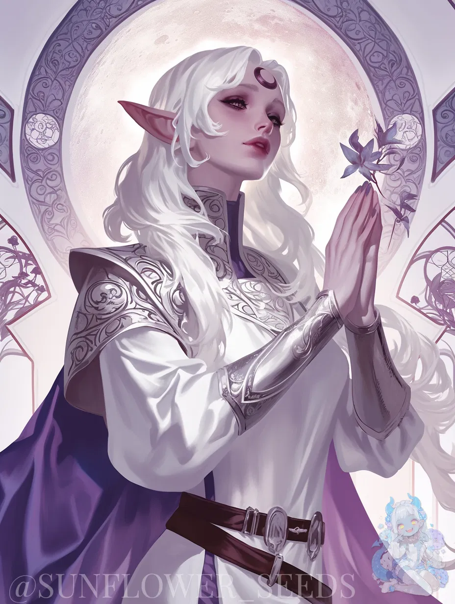 Avatar of Selene  - Elven Cleric 