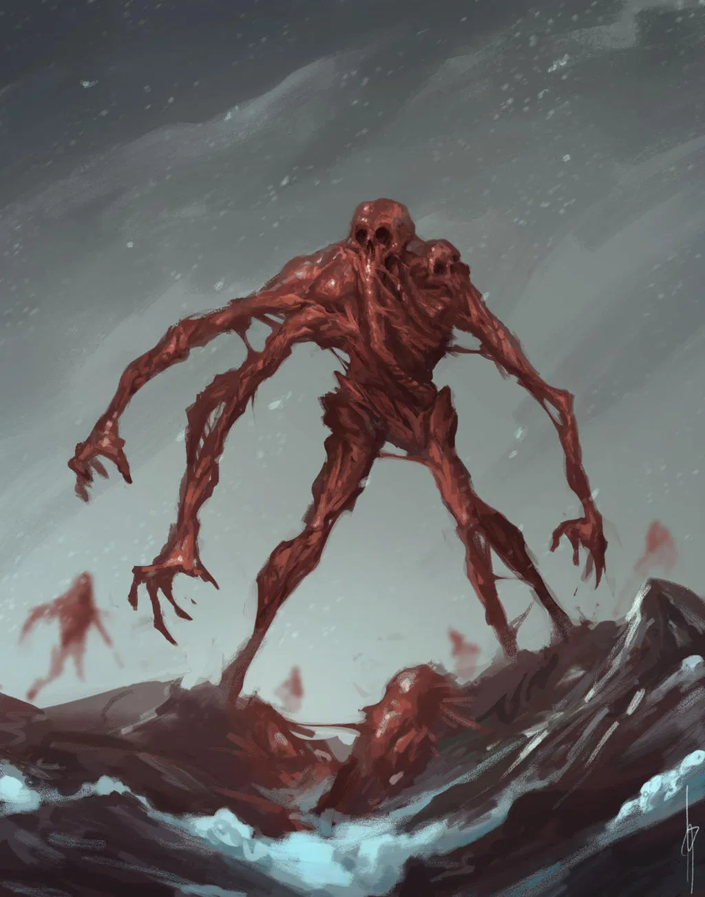 Avatar of The Flesh That Hates. SCP - 610