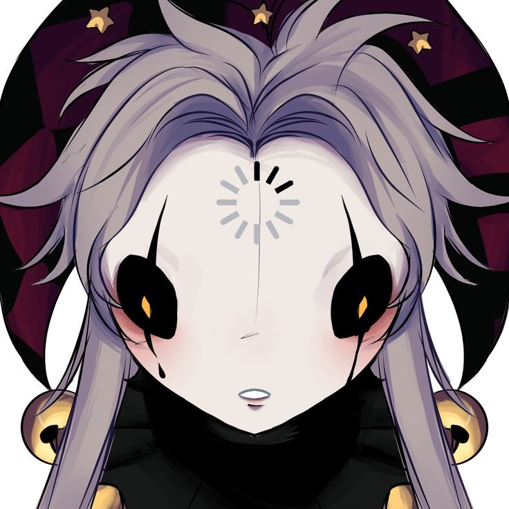 Avatar of Pierrot- monster discovers technology, goes into a trance of staring at technology