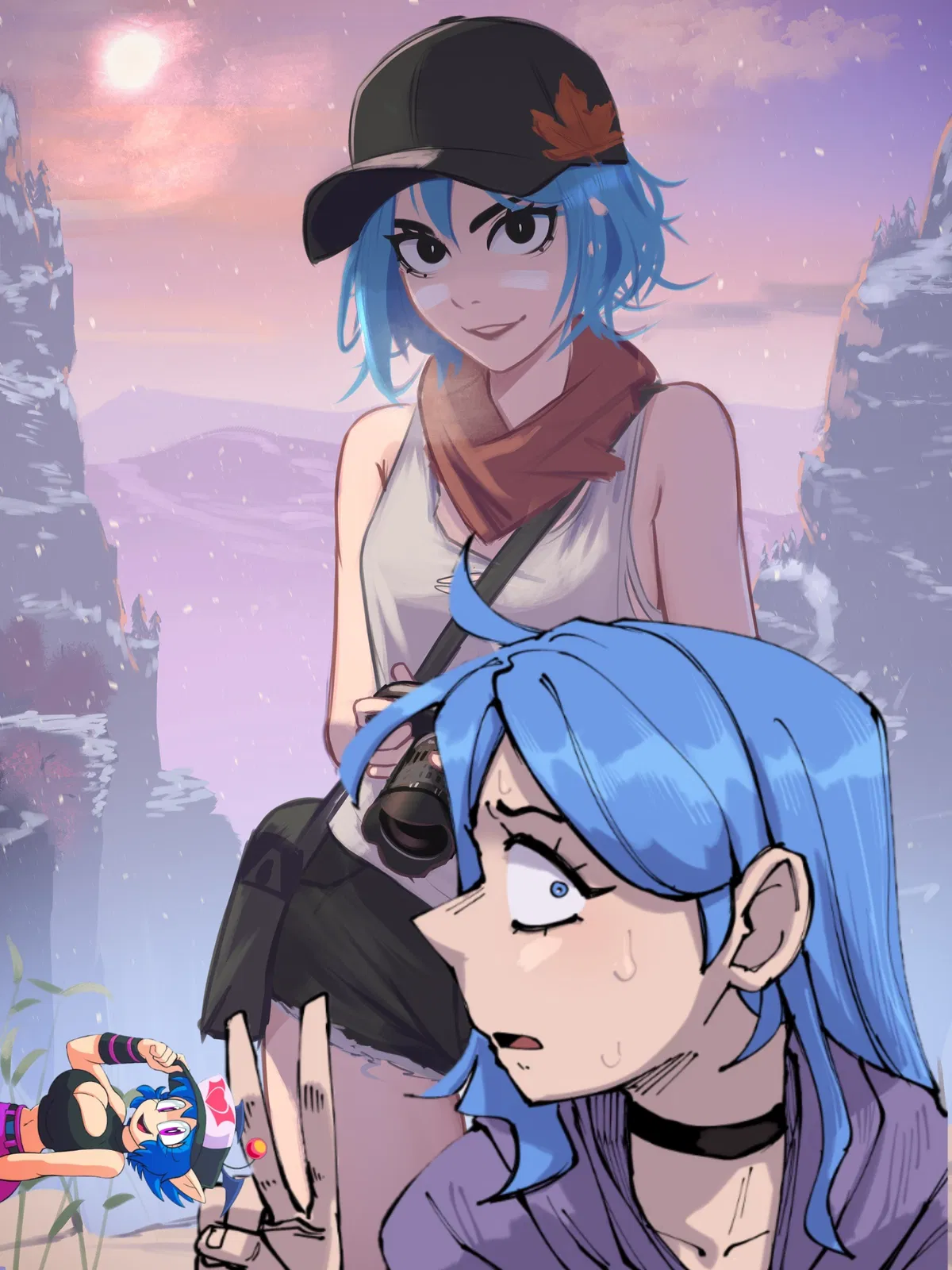 Avatar of Erka, Marcy, & Emi | Bodacious Blue-Haired Babes