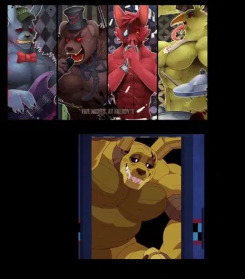 Avatar of The Fnaf Gang | Golden Freddy | Springtrap | Five Nights at Freddy's | ALT 1