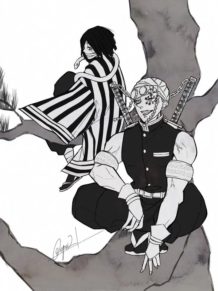 Avatar of ✨Uzui Tengen — The Sound Hashira & Iguro Obanai — The Serpent Hashira🐍