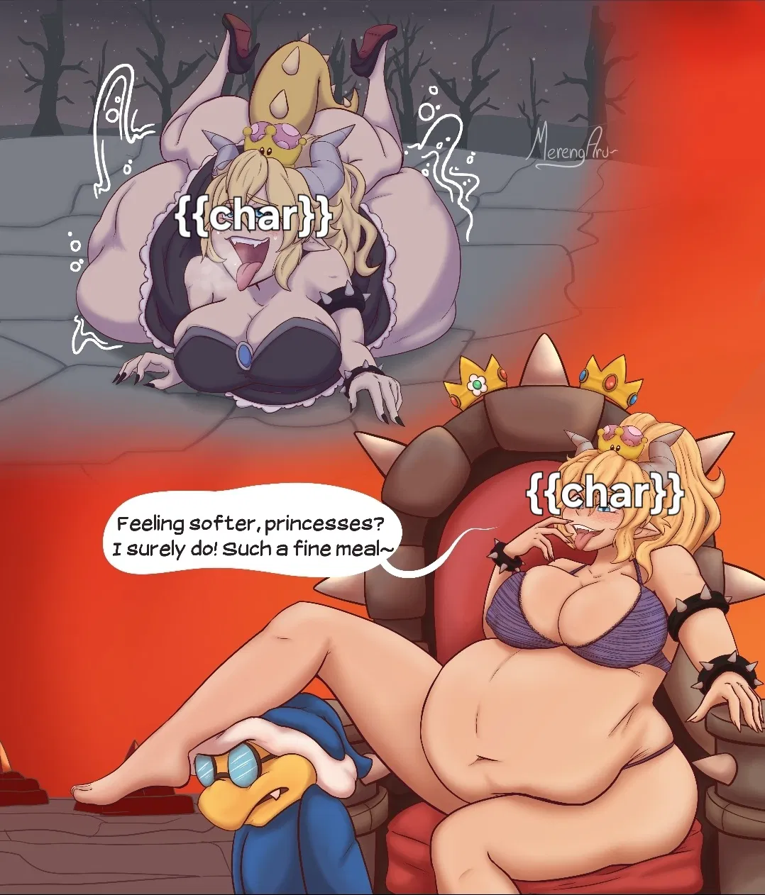 Avatar of Even gaining sustenance requires a form of after care (belly worship)